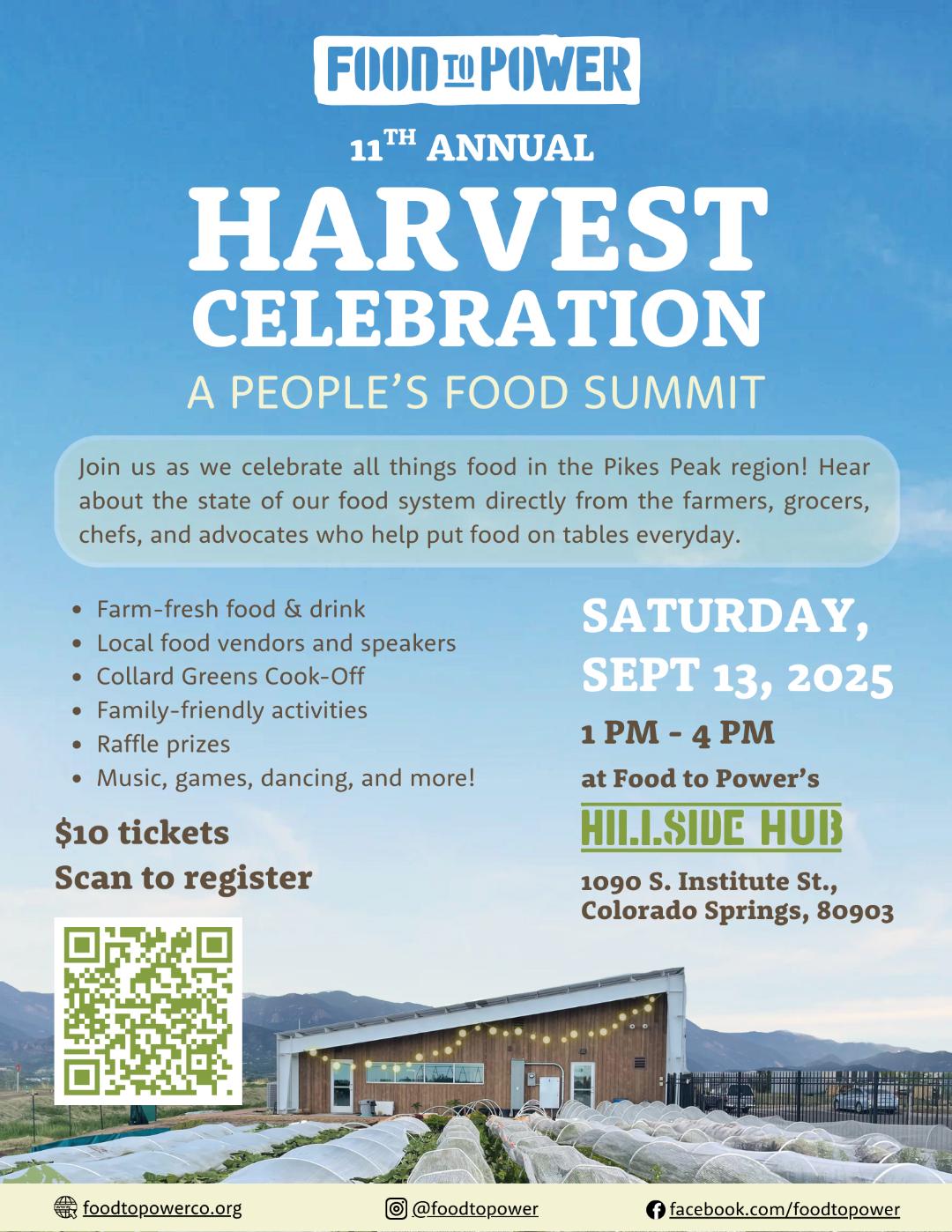 Food To Power Harvest Celebration