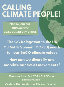 Climate Community Calendar